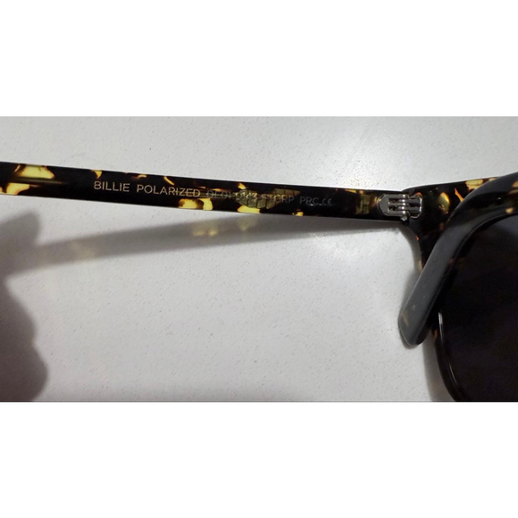DIFF Billie Polarized Tortoise Sunglasses One Size Brown Black - Picture 7 of 11